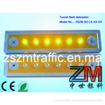 Aluminum Alloy LED Tunnel Oblong Delineator / Outline Marker